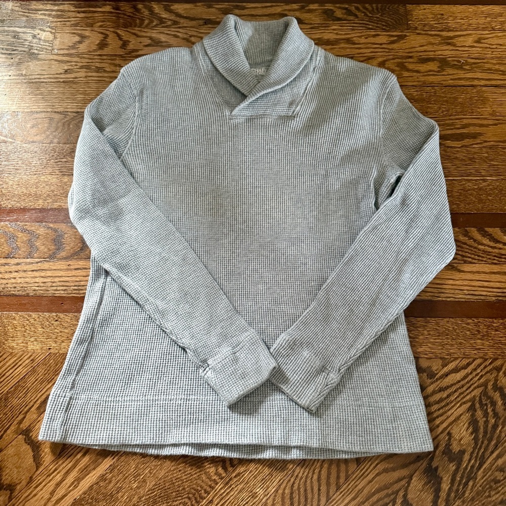 Michael‎ Kors Textured Gray Top